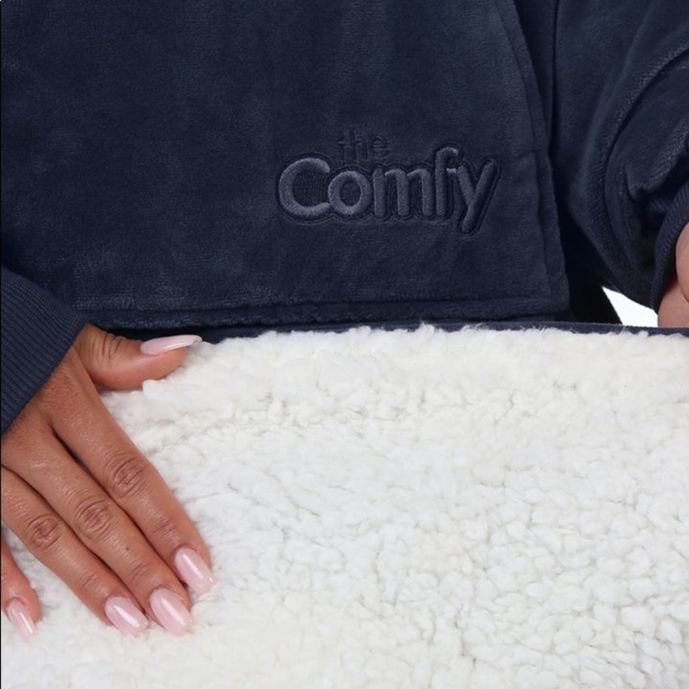THE COMFY Oversized Microfiber & Sherpa Wearable Blanket, Seen On Shark Tank - Picture 6 of 6